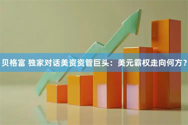 贝格富 独家对话美资资管巨头：美元霸权走向何方？