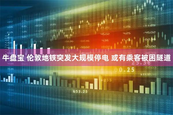 牛盘宝 伦敦地铁突发大规模停电 或有乘客被困隧道