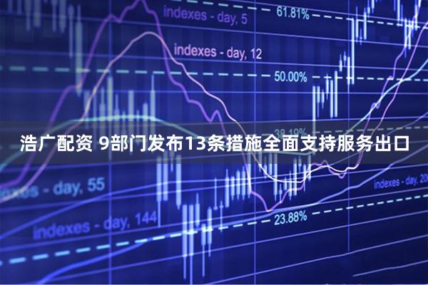 浩广配资 9部门发布13条措施全面支持服务出口