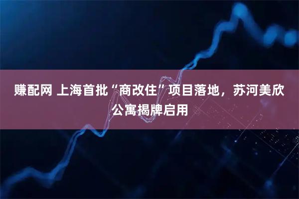 赚配网 上海首批“商改住”项目落地，苏河美欣公寓揭牌启用