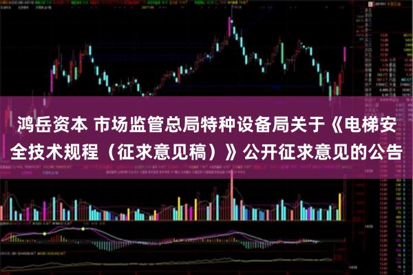 鸿岳资本 市场监管总局特种设备局关于《电梯安全技术规程(征求意见稿)》公开征求意见的公告